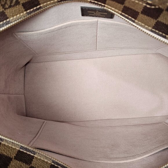 LOUIS VUITTON Damier Ebene Jersey Tote in Magnolia Shoulder Monogram Pink 2 Way - Picture 14 of 16